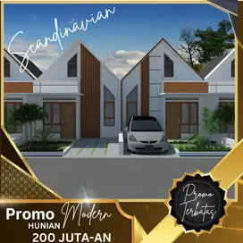 Cluster idealis 2kamar desain modern akses strategis dekat jalan utama