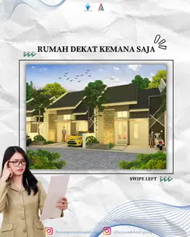 Rumah DP hanya 5 juta langsung serah terima unit dikota malang