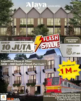 Cluster Murah  3,5 Lantai Di Jagakarsa Jaksel