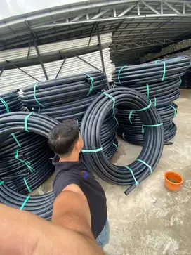 Pipa Hdpe 1 1\2 Inch Merk Rucika PN 16 (1 Rollan 100m) | Pipa Murah