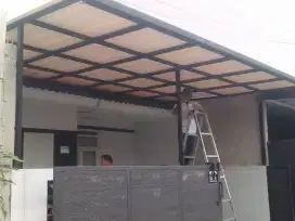 005 kanopi atap upvc alderon singgle layer