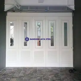 Pintu Garasi Besi Premium Cat Powder Coating Tahan Lama