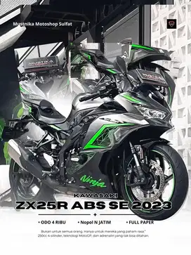 ODO 5000! Kawasaki ZX25R ABS SE 2023 Grey Metallic Digital TFT