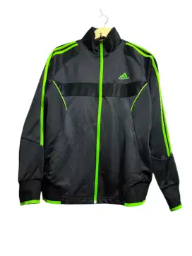 Tracktop Adidas liat hijau Glitter size L