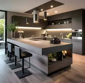 Kitchen set anti rayap backdrop lemari tv