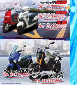 Dijual Motor Listrik Rakata S9 Tahun 2024