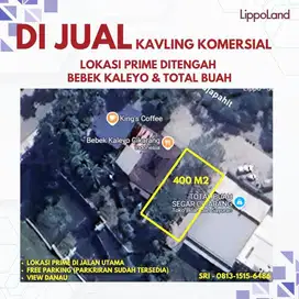 Dijual Tanah Komersial Dijalan Utama Lippo Untuk FnB,Supermarket