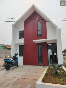 620.Rumah Mezzanine 1,5Lt Scandinavian nempel ke kampus UNPAM Pamulang