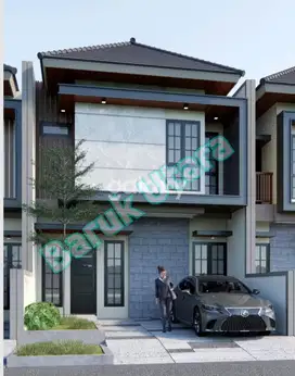 RUMAH BARU GRESS MINIMALIS KONTEMPORER BARUK  DEKAT RUNGKUT MERR