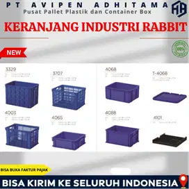 Container Box Plastik Rabbit Keranjang Plastik Industri Makassar