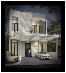 Rumah Cantik Model Minimalis Baru Gress Dian Istana Surabaya Barat