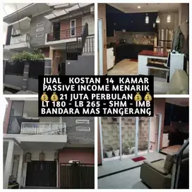 JUAL KOS KOST KOSAN KOSTAN 14 KAMAR DI PERUMAHAN BANDARA MAS TANGERANG