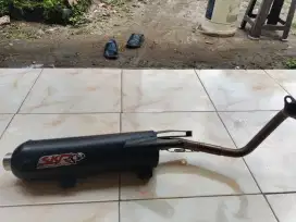 Di jual knalpot SKR original full saringan suara ngebas adem