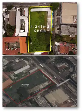 Lahan Senen 4.241m2 - Lokasi Prime