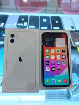 Second IPhone 11 64GB Resmi I Box Garansi Juni 2025 BH94% Mulus Banget