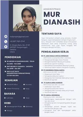 Mencari lowongan kerja sebagai admin