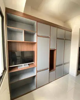 Interior Desain KITCHENSET  Backdrop Tv - Design Wardrobe Kitchen Set