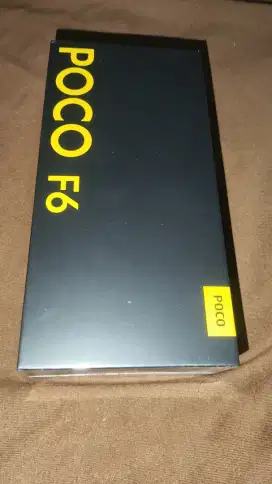 POCO F6 8/256 TITANIUM BARU SEGEL RESMI