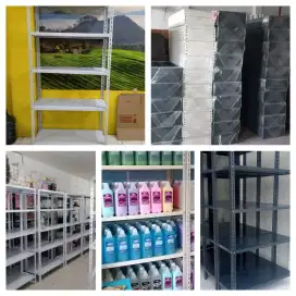 Rak besi siku lubang  Tebal 
5 dan 4 susun 100x40x200cm 
Bayar COD