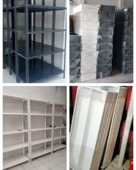 Rak besi siku lubang  Tebal 
5 & 4 susun 100x40x200cm.  Bayar COD