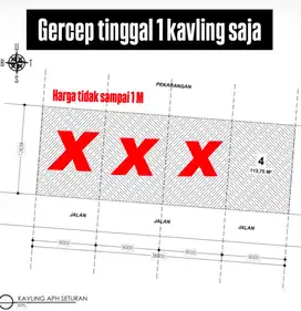 Tanah SHM pekarangan di seturan. cocok utk rumah ataupun kos mahasiswa