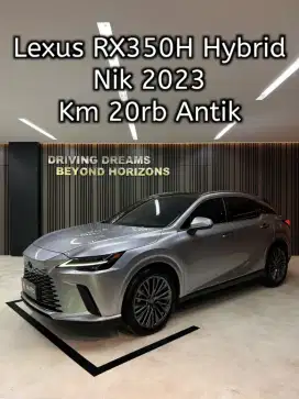 Lexus RX350H Hybrid 2023 Abu-abu Metalik B1788K Luxury Km20rb