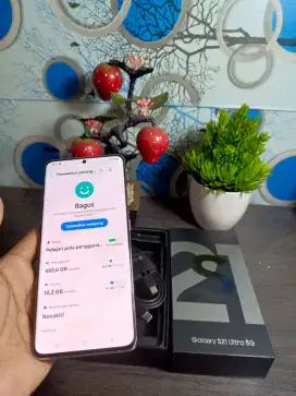 SAMSUNG S21 ULTRA RAM 16/512GB ORIGINAL SEIN MULUS FULLSHET