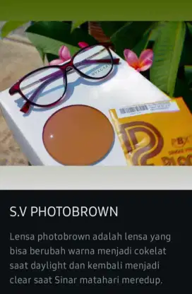 Kacamata Lensa PhotoBrown