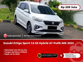 [ LOW KM ] Suzuki Ertiga Sport 1.5 SS Hybrid AT Putih 2022/2023