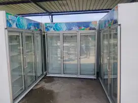 Jual showcase 3 pintu Sanden Intercool