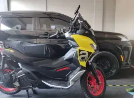 Aprillia sr gt 200 thn 2022 kuning km 5000 mulus
