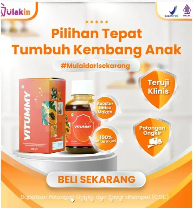 VITUMMY MADU ALAMI Membantu Atasi Anak Susah Makan