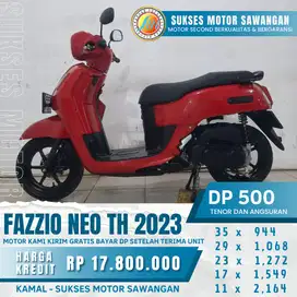 modal dengan KTP & KK dan uang 500 sudah bisa milikin FAZZIO NEO 2023