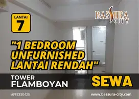 Disewakan 1 Bedroom Kosongan Lantai 7 Apartemen Bassura City