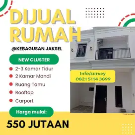 Rumah Cluster 2 Lantai Akses mobil di Kebagusan Pasar Minggu Jaksel