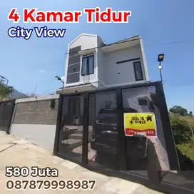 Rumah Bandung City View 4 Kamar Tidur Hadap Timur