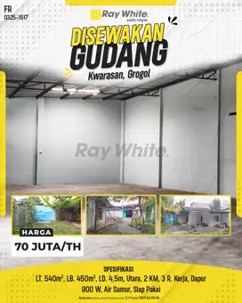 Gudang kwarasan Grogol Sukoharjo