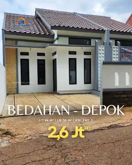 Hunian Idaman di Bedahan Depok, Tenang Lokasinya, Terjangkau Harganya!