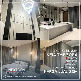Dijual Rumah Keia The Zora BSD City Tipe 9x17 3 Lantai