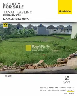 Dijual Tanah Kavling di Komplek KPU Majalengka
