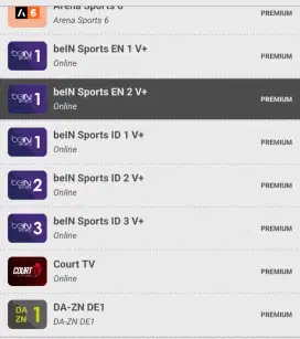 Aplikasi Streaming Bola Terlengkap..