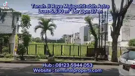 40 % NJOP Tanah  Dijual di Jl Raya Majapahit Gayamsari Semarang Timur
