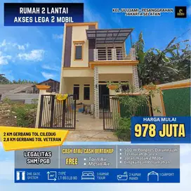Rumah 2 Lantai 900 Jutaan Ulujami Jakarta Selatan