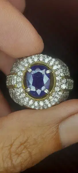 Natural Blue Safir Corundum
