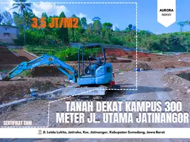 DIJUAL TANAH JATINANGOR 300 M JALAN UTAMA