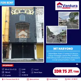Ruko 2 Lantai Di Dinoyo, Lokasi Strategis Dekat PHD