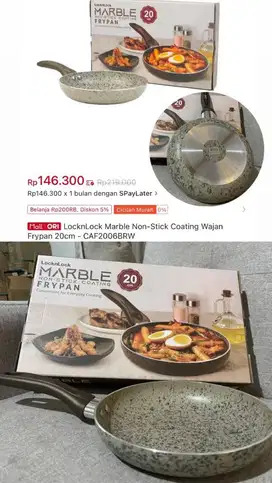 Frypan lock n lock marble 20cm