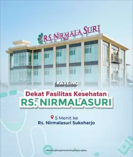 KAVLING MURAH 5 MENIT RS NIRMALA SURI SUKOHARJO
