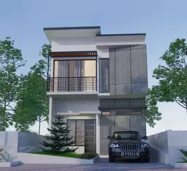 VILLA TERMURAH BATU + KOLAM RENANG