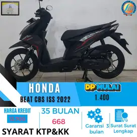 HONDA BEAT CBS ISS JUAL CEPAT CASH&KREDIT DP PROMO MURAH BERGARANSI